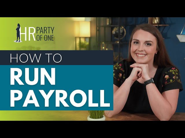 How to Run Payroll