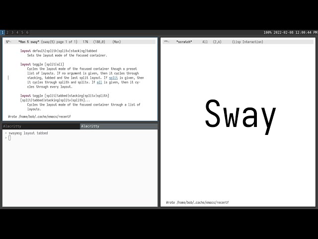 sway: Workflow and Configuration