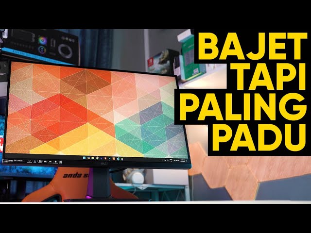 Monitor Paling Padu RM350 Boleh Gaming!! Review MSI Professional MP251