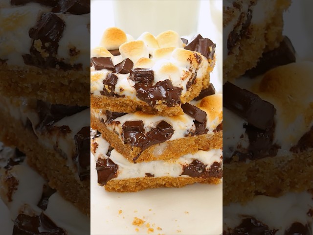 Easy S’More Bars | Delicious Summer Recipes #Shorts