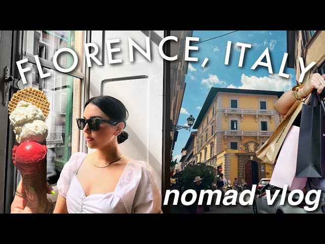 italy shopping haul, dating in Italy, drugstore makeup // florence nomad vlog