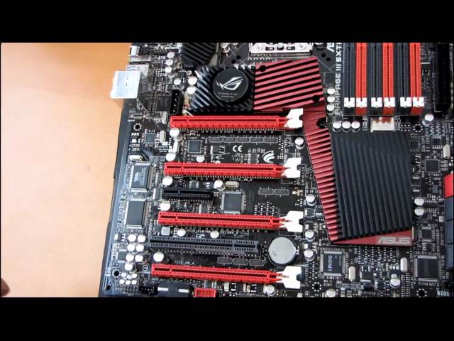 ASUS Rampage III Extreme Crossfire SLI Gaming Motherboard Unboxing & First Look Linus Tech Tips