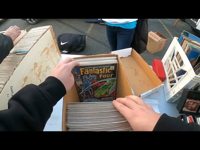 WE PAID $$$ FOR A SHORT BOX OF VINTAGE COMIC BOOKS AT THE FLEA MARKET !!!