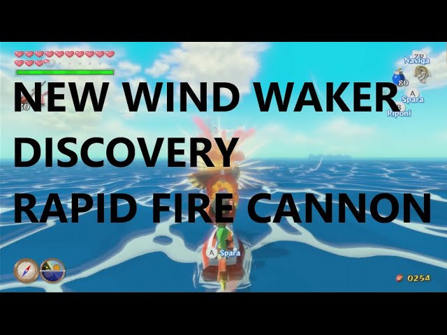NEW Wind Waker Speedrun Discovery! RAPID FIRE Bomb Cannon