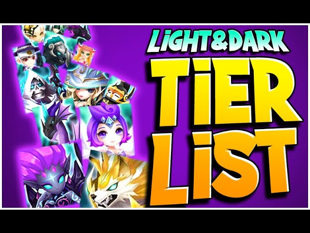 Light & Dark Nat 2/3 Tier List - Summer 2022 (Summoners War)
