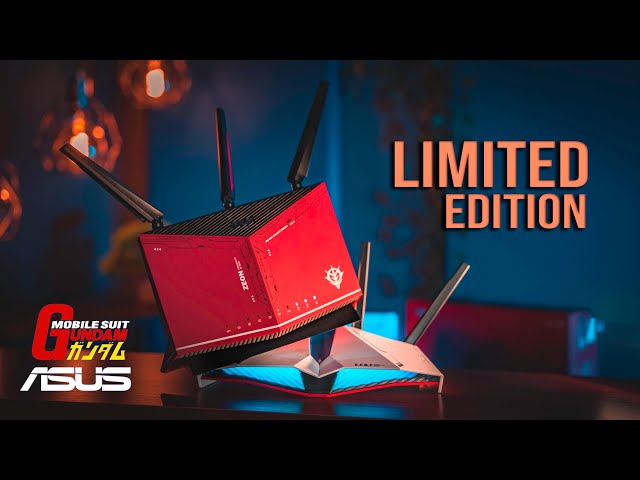 ASUS x Gundam routers // Limited Edition RT AX820U and RT AX86U