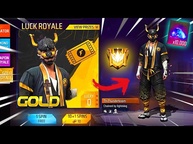 GOLD ROYALE 😱  HELPPING HUMBLE FOLLOWER 🔥🔥Garena Free Fire 💎 600000 DIAMONDS 💎FIRST RECHARGE✋