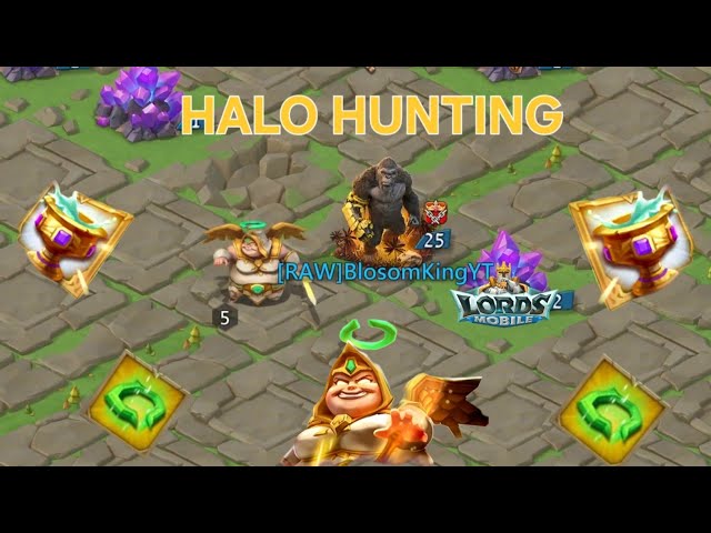 HUNTING FOR HALOS!!!/85 BONS/LORDS MOBILE