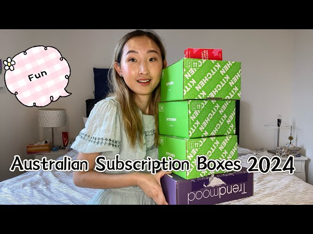 Australian Subscription Boxes 2024 Unboxing