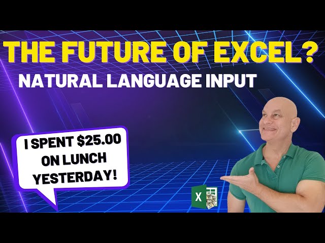 Is This The Future Of Excel? How To Use Natural Language Input In Excel [FREE DOWNLOAD]