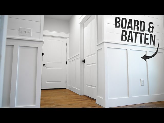 DIY Board and Batten Wall Makeover