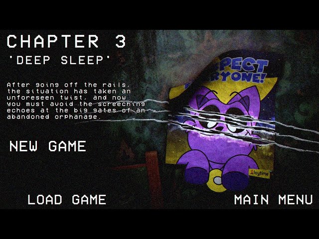 Poppy Playtime: Chapter 3 - Main Menu (Concept)