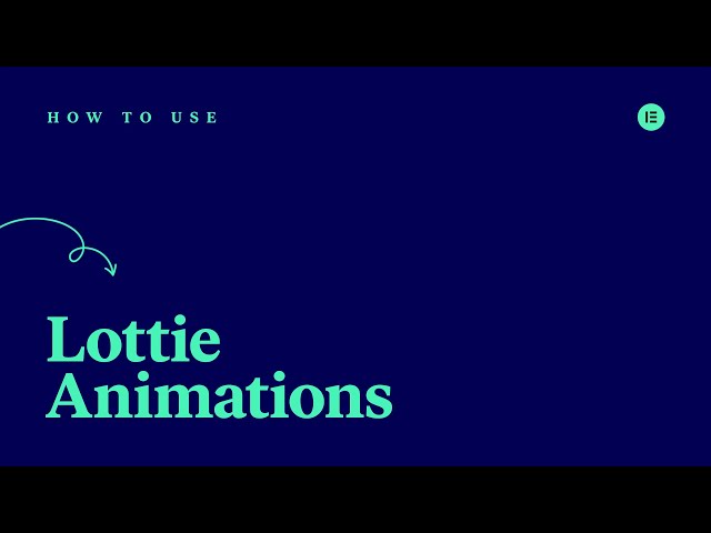 How to Use Elementor's Lottie Widget [PRO]