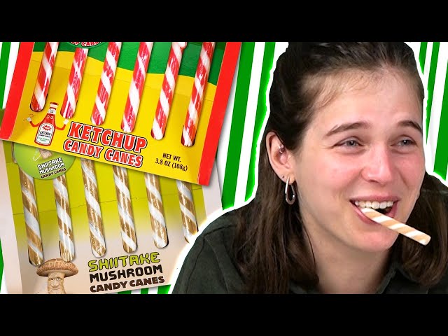 Irish People Try New Weird Candy Canes