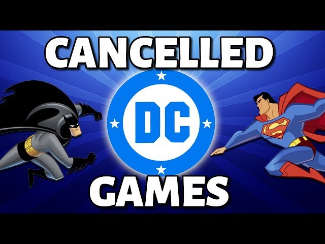 12 Cancelled DC COMICS Games