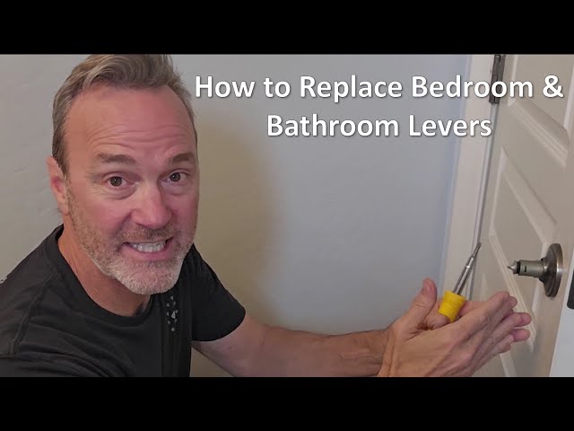 How to Replace Interior Door Handles - Installing Bathroom & Bedroom Levers