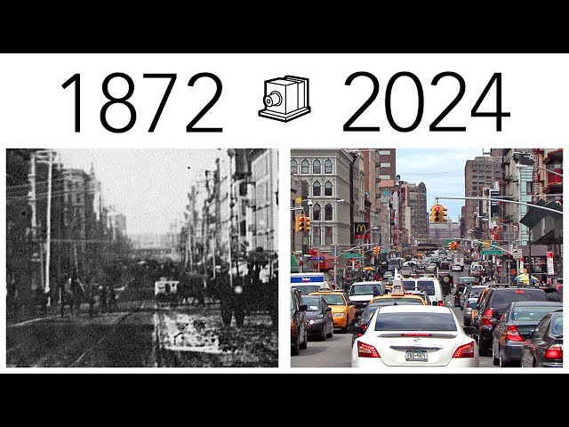 140 Years of New York City, Then and Now