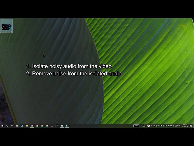 How to Remove Background Noise From a Video on Windows 10