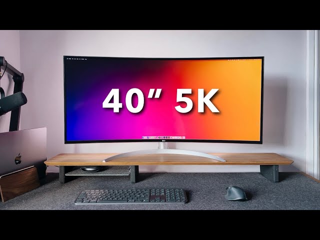 NEW LG 40” UltraWide 5K Monitor: Unboxing + Impressions