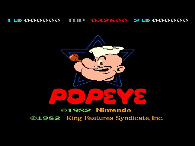 Popeye Arcade Playthrough