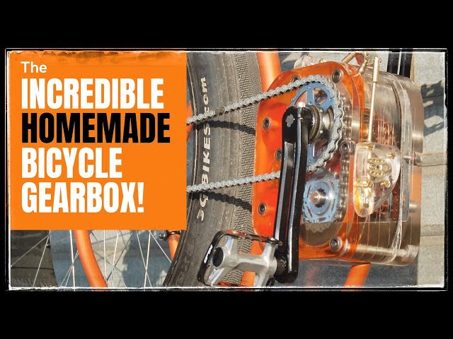A Bicycle Gearbox Made With Recycled Bike Parts