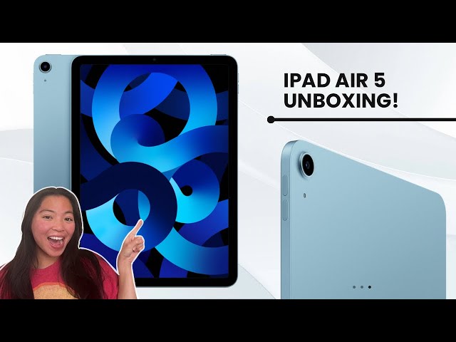 iPad Air 5 Unboxing! | semi-asmr, unboxing, setting up