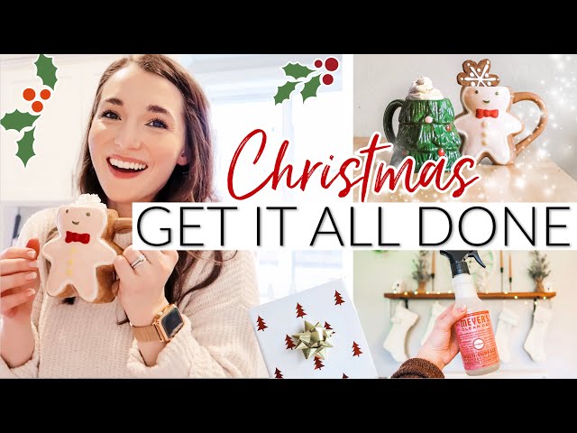 ⭐️New! CHRISTMAS Clean + Declutter MOTIVATION GET IT ALL DONE w/me | Last-Minute Holiday Prep + Plan
