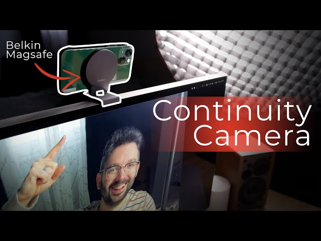 Utiliser son iPhone comme webcam... presque parfait (continuity camera)