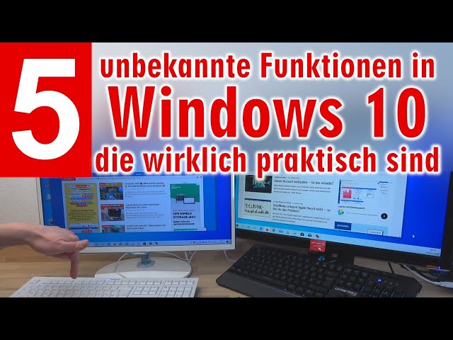 5 unbekannte Windows 10 Funktionen ❓ die wirklich praktisch sind