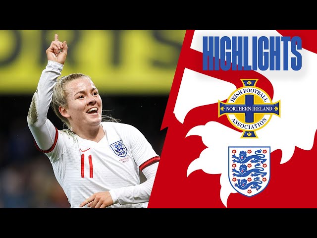 Northern Ireland 0-5 England | Lauren Hemp & Georgia Stanway Both Score Two! | Highlights