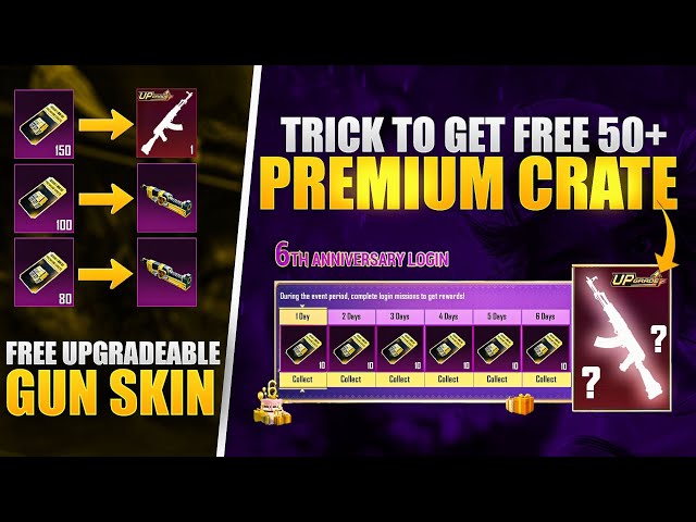 Free Premium Crates | Trick To Get Free 50+ Premium Crates | New Ultimate Spin Free Opening | Pubgm