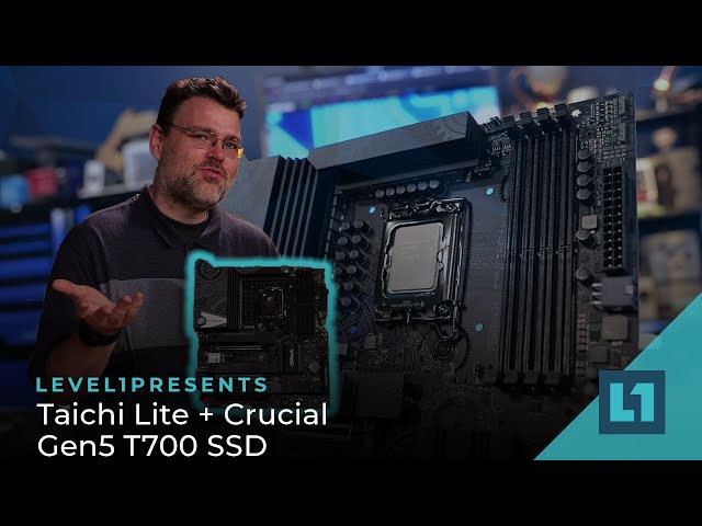 ASRock Z790 Taichi Lite Plus Crucial Gen5 T700 SSD: Great for Intel 14th Gen?