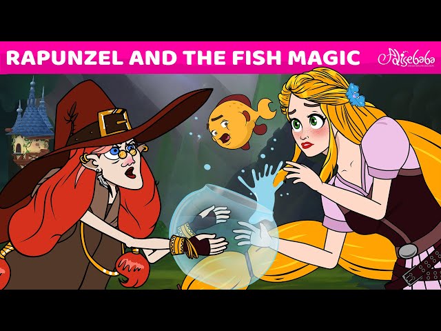 Rapunzel And The Fish Magic | Bedtime Stories for Kids in English | Fairy Tales