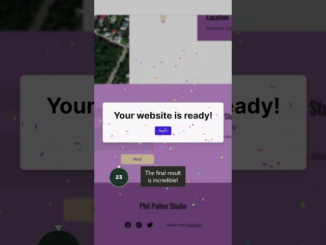 Build a Website in 30 Seconds with this AI Tool (Durable AI)