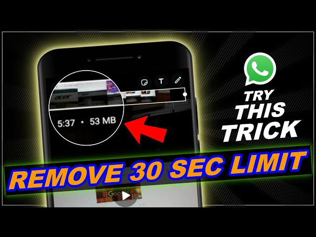 how to post long video whatsapp status || how to upload long video on your whatsapp status