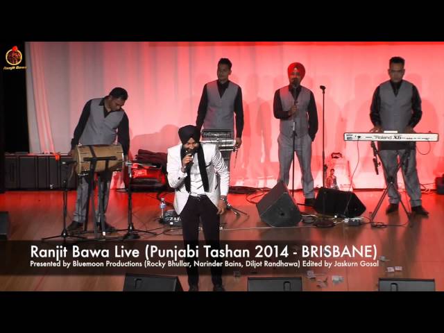 RANJIT BAWA | JEAN | LIVE PERFORMANCE AT BRISBANE PUNJABI TASHAN 2014 | OFFICIAL FULL VIDEO HD