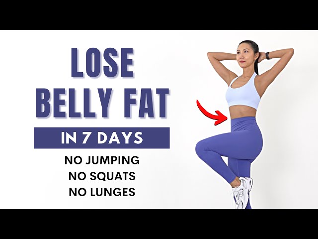 LOSE BELLY FAT in 7 Days🔥 40min Belly Fat Loss Workout - All Standing Workout, Knee Friendly