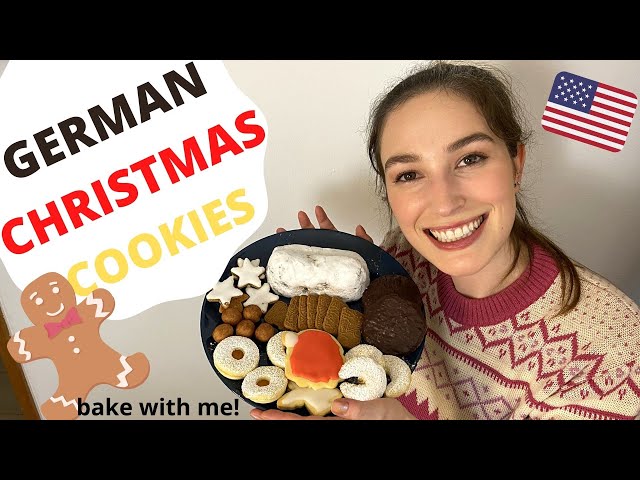 GERMAN CHRISTMAS COOKIES | Bake German treats with me | Feuerzangenbowle | American in Germany