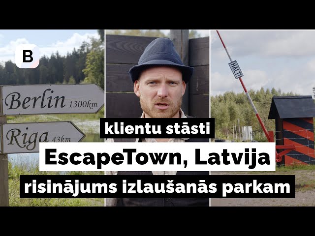 EscapeTown - atvērtā tipa izlaušānās parks Latvijā