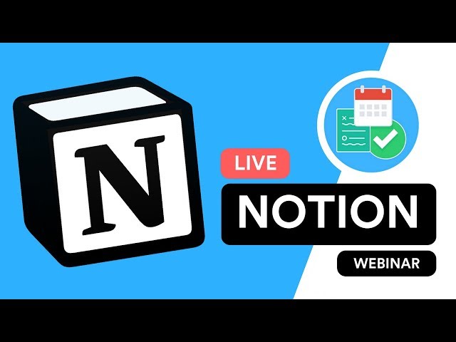 Notion: Webinar | First-ever LIVE Stream
