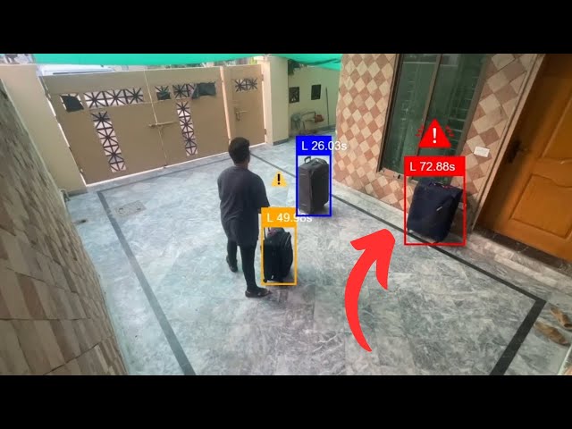 Suspicious Luggage Detector on the Web | Computer Vision Web Development