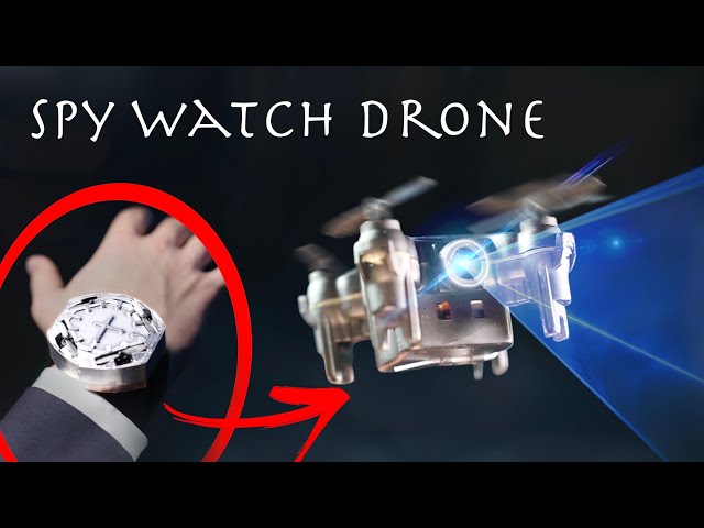 Make a Watch That Turns Into a Spy Drone W/ Live Video! (Incredibles/Spider-Man Gadget for Cheap)