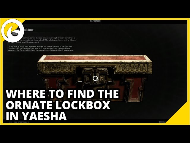 Remnant II Guide - How to find the Ornate Lockbox