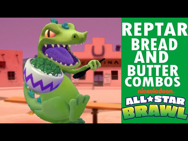 How to play Reptar Bread and Butter combos (Beginner to pro) Nickelodeon all star brawl