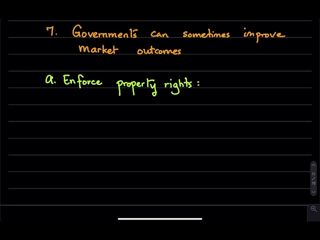 1.8 Principle 7: Governments can sometimes improve market outcomes