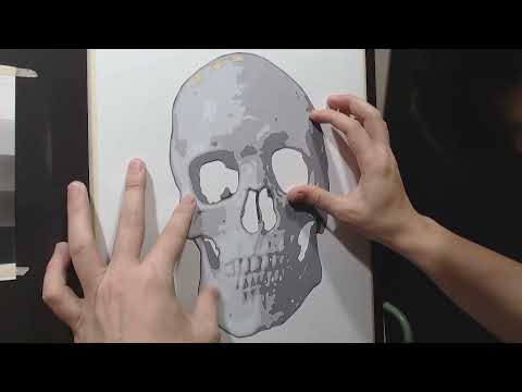 How to Airbrush A Realistic Skull