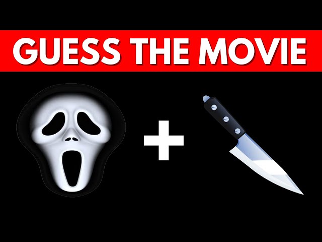 Guess the Scary Movies by the Emojis 😱 Horror Movie Emoji Quiz 👻