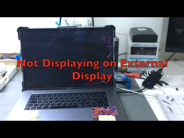 Macbook Pro 15-inch A1707 | It does not display on external display after the screen was broken