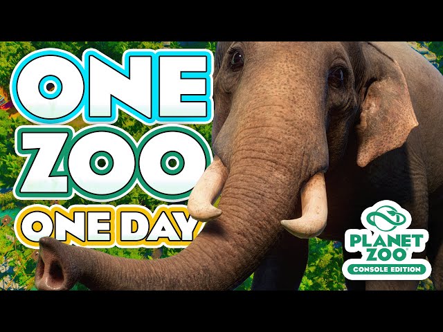 🐘 I FINISHED An ENTIRE Zoo in ONE DAY! | Planet Zoo Console Edition