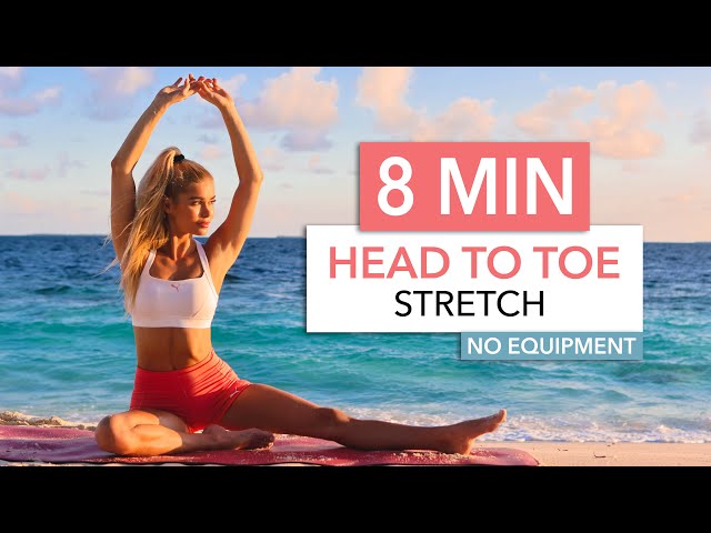 8 MIN HEAD TO TOE STRETCH - after your workout, for flexibility & stiff muscles I Pamela Reif